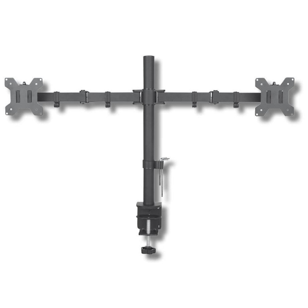 Techly ICA-LCD 382-D Flachbildschirm-Tischhalterung 68,6 cm (27") Tisch/Bank Schwarz
