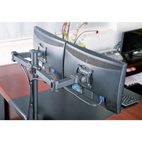 Techly ICA-LCD 382-D Flachbildschirm-Tischhalterung 68,6 cm (27") Tisch/Bank Schwarz