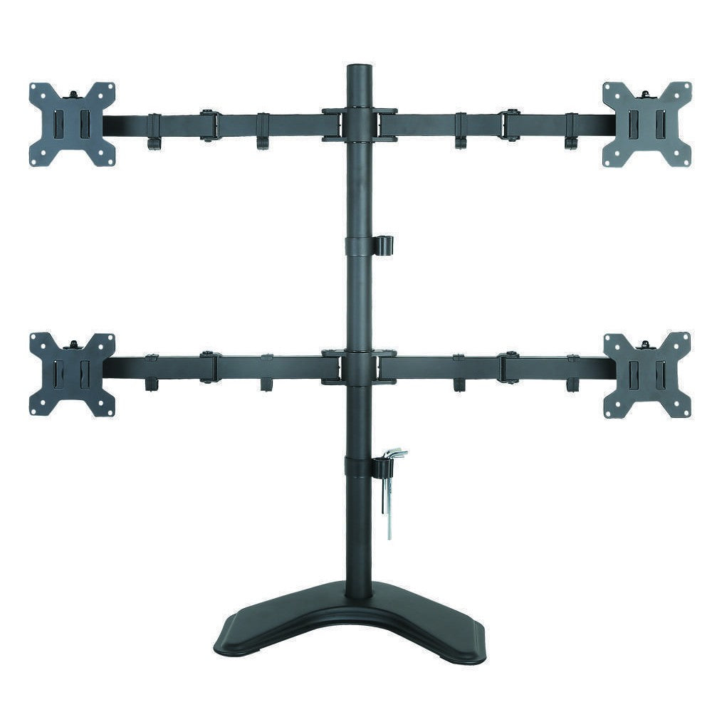 Techly ICA-LCD 2540 Flachbildschirm-Tischhalterung 68,6 cm (27") Tisch/Bank Schwarz