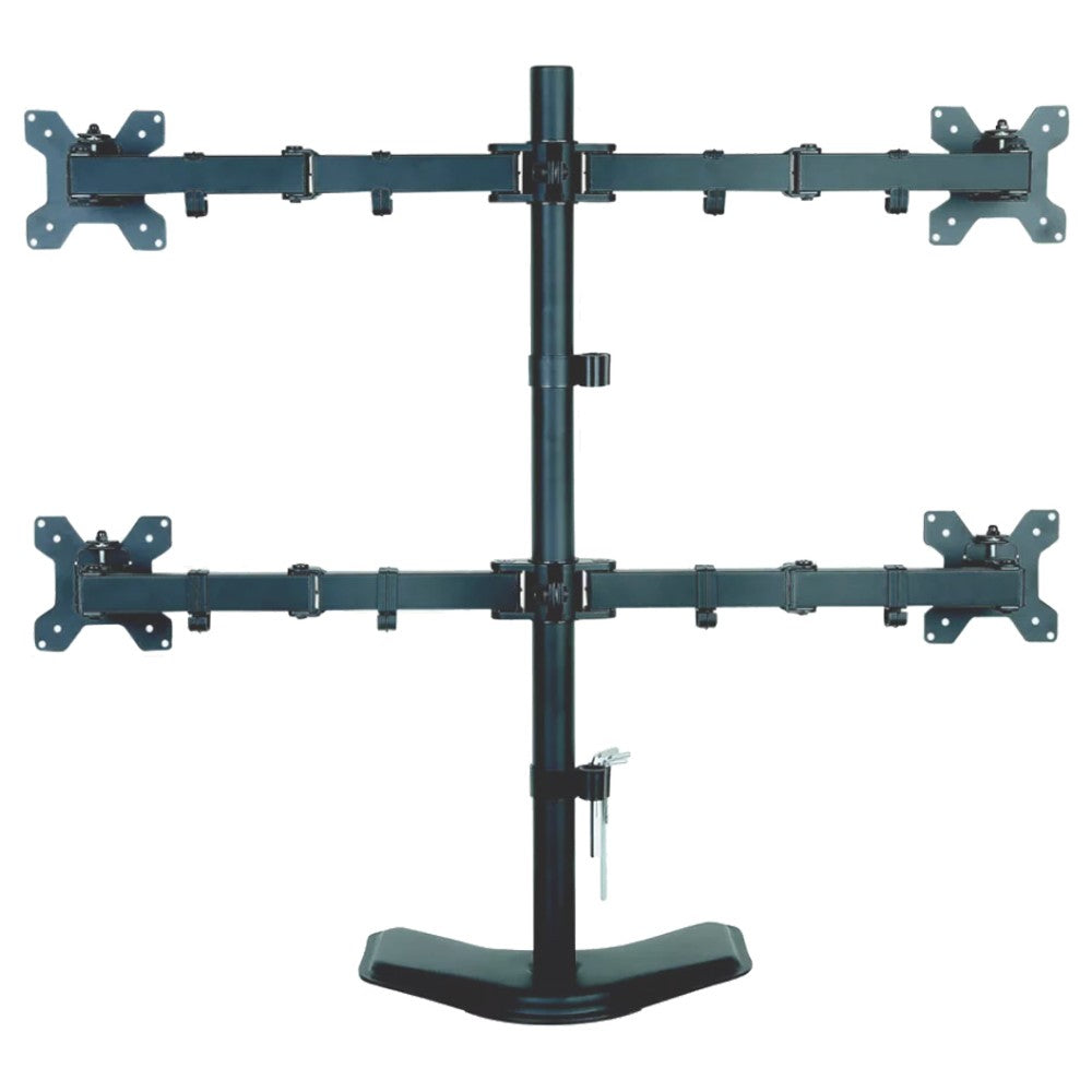 Techly ICA-LCD 2540 Flachbildschirm-Tischhalterung 68,6 cm (27") Tisch/Bank Schwarz