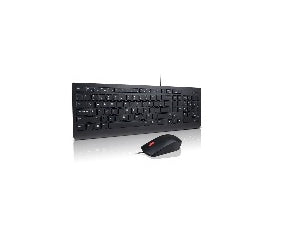 Lenovo 4X30L79886 Tastatur Maus enthalten Universal USB AZERTY Französisch Schwarz