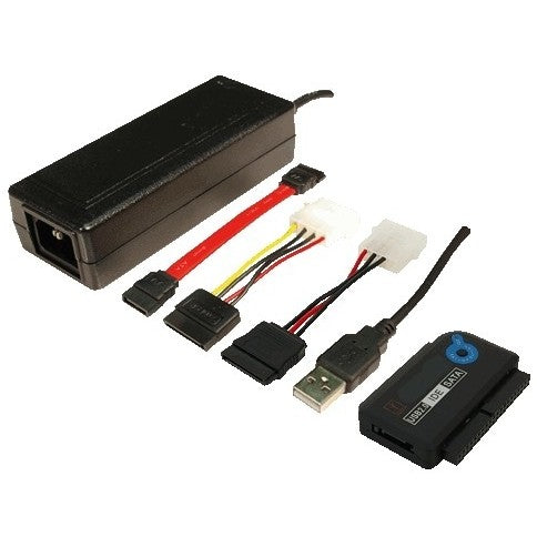 LogiLink USB 2.0 > 2.5" + 3.5" IDE + SATA Adapter Schwarz