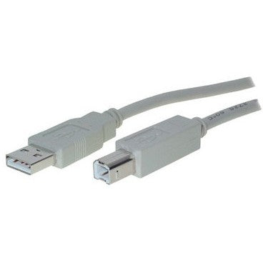 USB 2.0 A > B (ST-ST) 1.8m Adapterkabel Grau