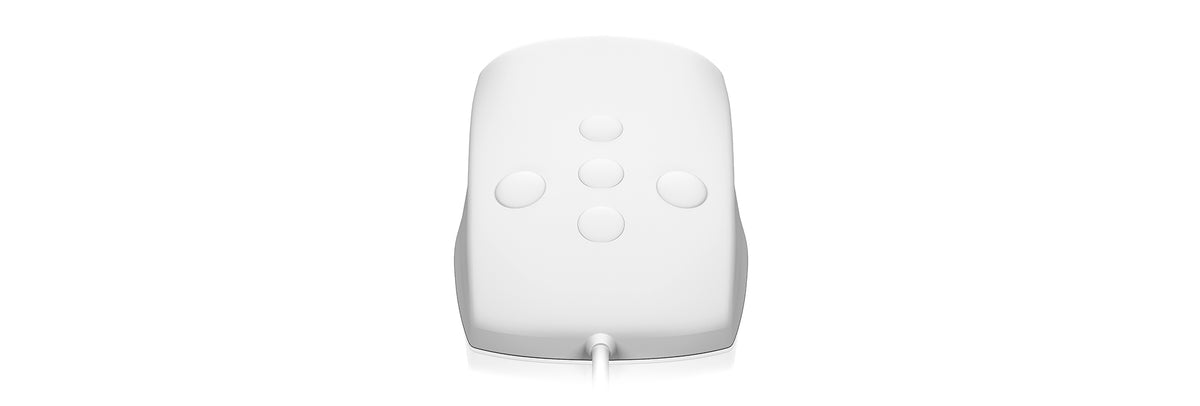 KeySonic KSM-3020M-W, souris étanche, silicone, USB, étanche IP68, blanc