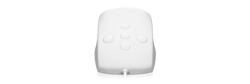 KeySonic KSM-3020M-W, Wasserdichte Maus, Silikone, USB, Wasserdicht IP68, weiß