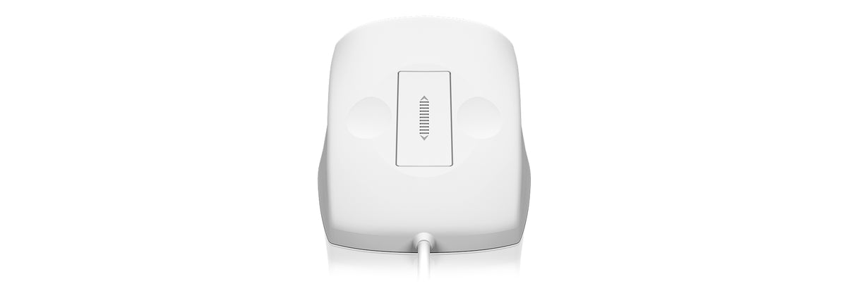 KeySonic KSM-5030M-W, Wasserdichte Maus, Silikone, Wasserdicht IP68, Scrollen mit Touchsensor, USB, weiß