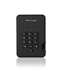 iStorage diskAshur2 256-bit 2TB USB 3.2 secure encrypted solid-state drive - Blue IS-DA2-256-SSD-2000-BE