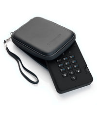 iStorage diskAshur2 256-bit 2TB USB 3.2 secure encrypted solid-state drive - Blue IS-DA2-256-SSD-2000-BE