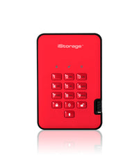 iStorage diskAshur2 256-bit 4TB USB 3.2 secure encrypted solid-state drive - Black IS-DA2-256-SSD-4000-B