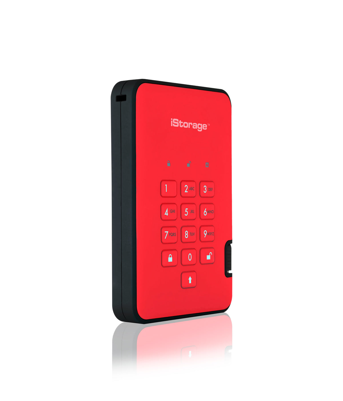 iStorage diskAshur2 256-bit 4TB USB 3.2 secure encrypted solid-state drive - Black IS-DA2-256-SSD-4000-B