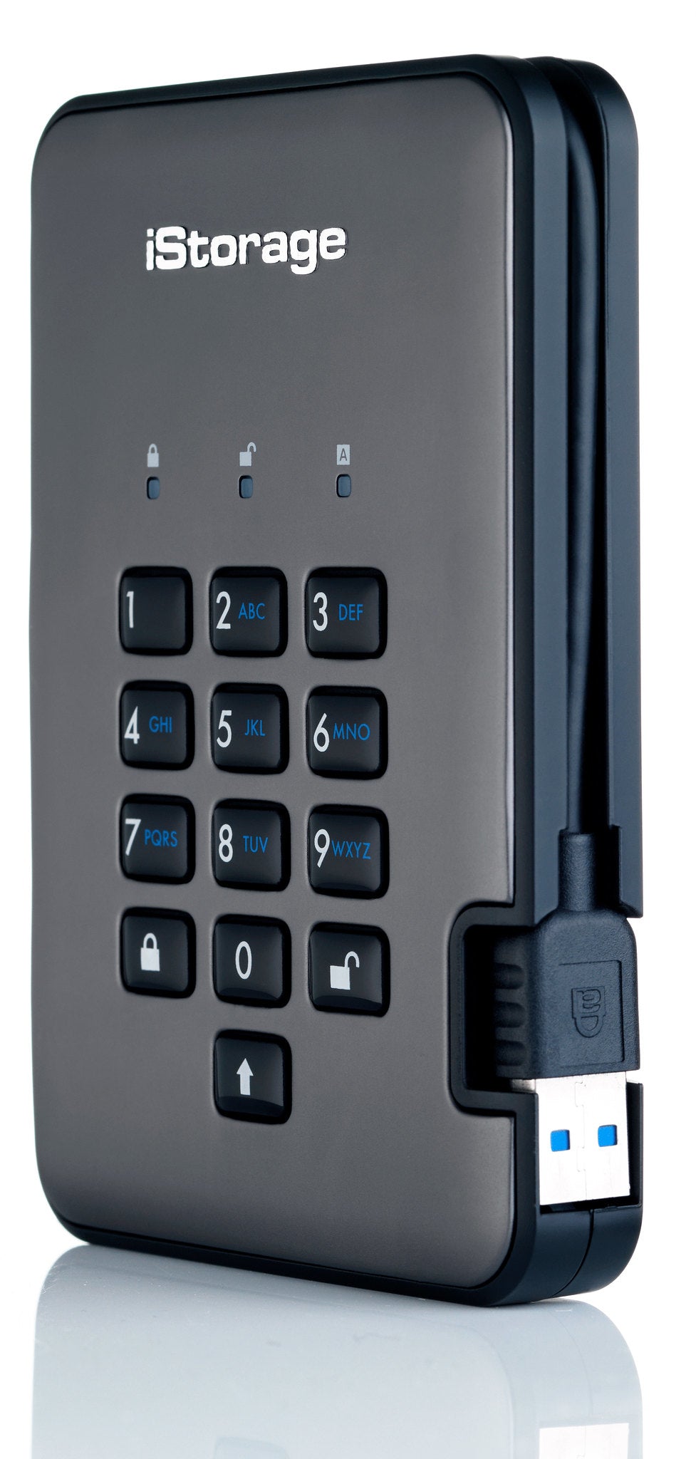 iStorage diskAshur PRO2 SSD 1 TB USB Typ-A 3.2 Gen 1 (3.1 Gen 1) Schwarz