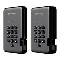 iStorage diskAshur PRO2 SSD 1 TB USB Typ-A 3.2 Gen 1 (3.1 Gen 1) Schwarz