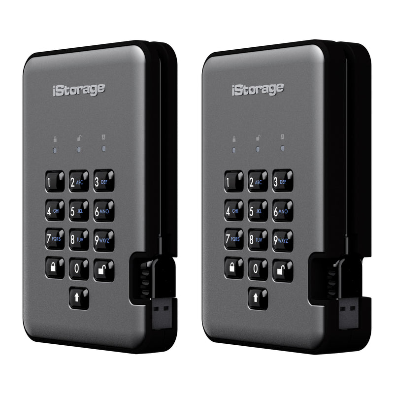 iStorage diskAshur PRO2 SSD 1 TB USB Typ-A 3.2 Gen 1 (3.1 Gen 1) Schwarz