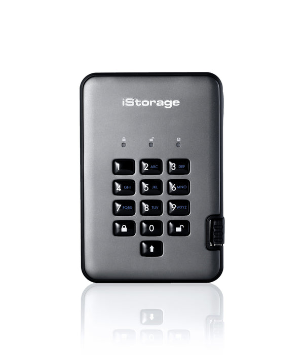 iStorage diskAshur PRO2 SSD 256 GB USB Typ-A 3.2 Gen 1 (3.1 Gen 1) Schwarz