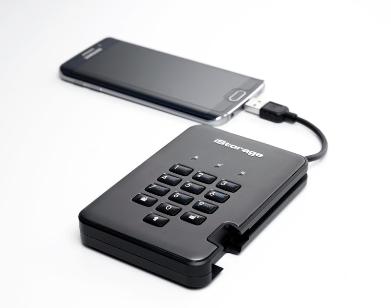 iStorage diskAshur PRO2 SSD 1 TB USB Typ-A 3.2 Gen 1 (3.1 Gen 1) Schwarz