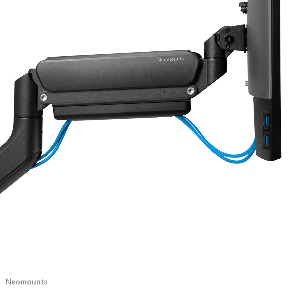 Neomounts DS70-450BL1 Monitorarm 17-42" - Gasfeder - Topfix - 180°-Stopp