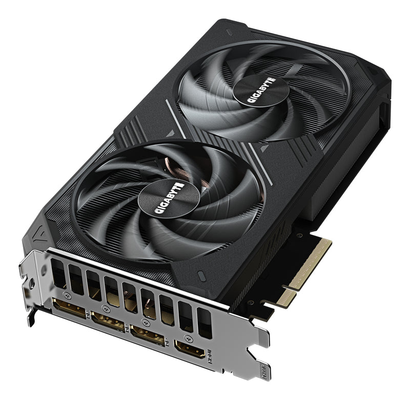 GIGABYTE GeForce RTX 5060 Ti WINDFORCE OC 16G Grafikkarte – 16 GB GDDR7, 128 Bit, PCI-E 5.0, 2587 MHz Kernfrequenz, 3 x DisplayPort, 1 x HDMI, GV-N506TWF2OC-16GD