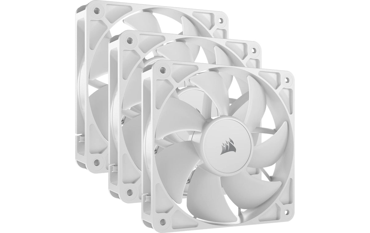 Corsair RS120 72.8 CFM 120mm White PWM 3-Pack