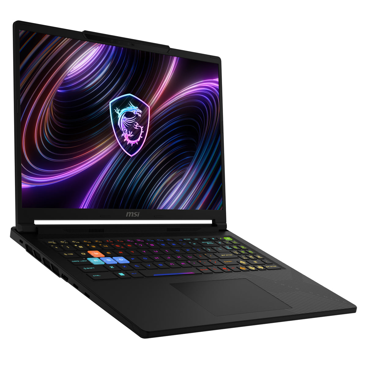 MSI Raider A16 HX B8WH-047FRY AMD Ryzen™ 9 8940HX Laptop 40,6 cm (16") Quad HD+ 32 GB DDR5-SDRAM 1 TB SSD NVIDIA GeForce RTX 5070 Ti Laptop-GPU Wi-Fi 7 (802.11be) Windows 11 Pro Schwarz Französisch
