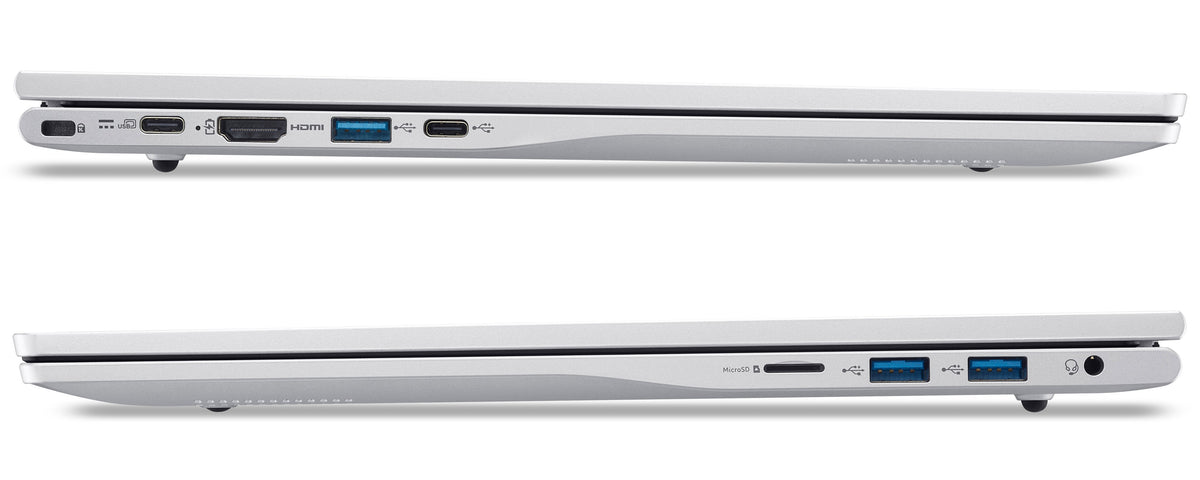 Acer Aspire Lite AL17-51P-509U Intel Core 5 120U Laptop 43,9 cm (17.3") Full HD 16 GB DDR5-SDRAM 512 GB SSD Wi-Fi 6 (802.11ax) Windows 11 Home Silber