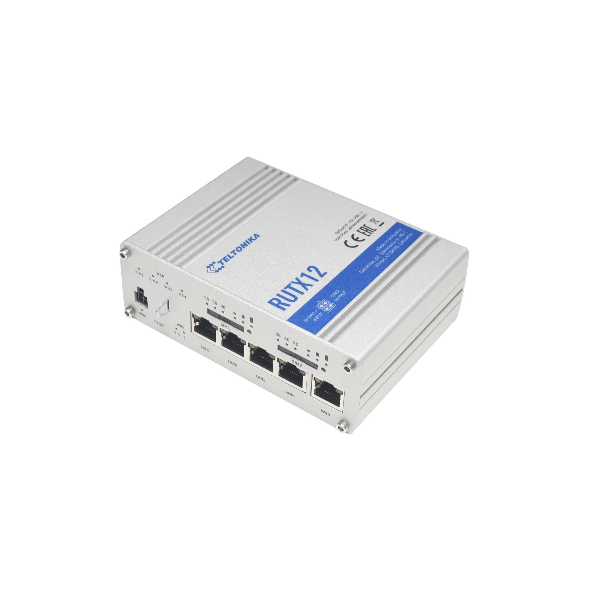 Teltonika Dual-LTE Industrierouter RUTX12