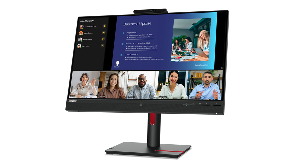 Lenovo ThinkVision T24v-30 Computerbildschirm 60,5 cm (23.8") 1920 x 1080 Pixel Full HD LED Schwarz
