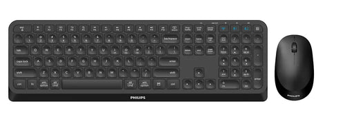 Philips 4000 series SPT6407B/19 Tastatur Maus enthalten Universal RF Wireless + Bluetooth AZERTY Französisch Schwarz