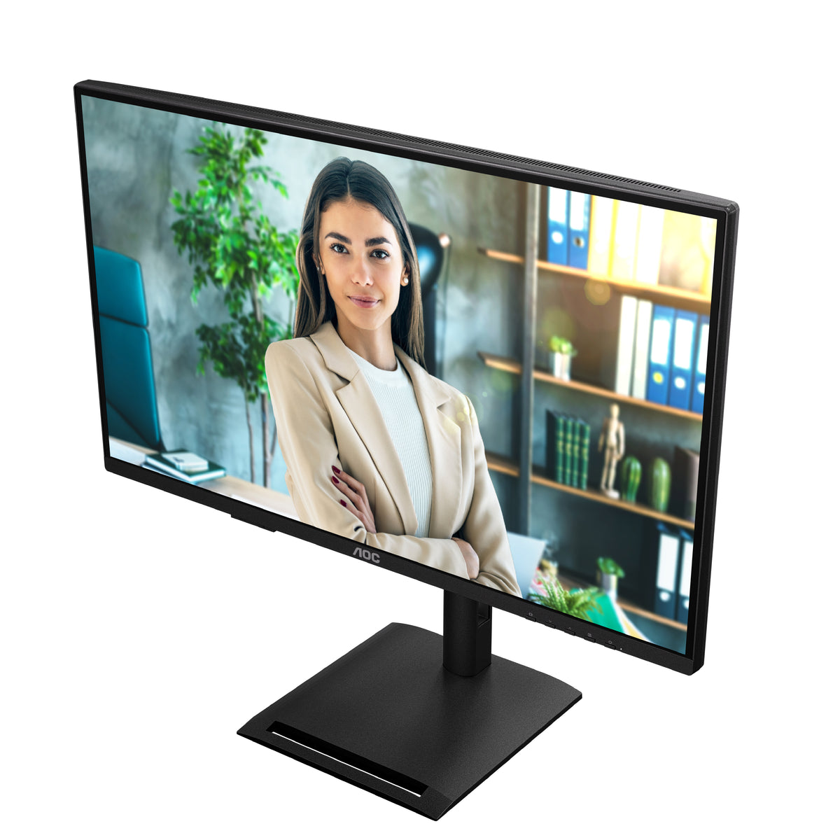 AOC Q27P4C Computerbildschirm 68,6 cm (27") 2560 x 1440 Pixel Schwarz