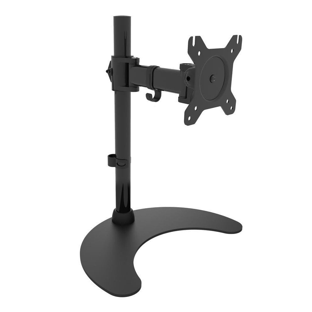 Techly Desk Stand for 1 Monitor 13 "-27" with Base h.400mm ICA-LCD 3400 68,6 cm (27") Tisch/Bank Schwarz
