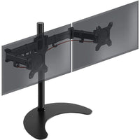 Techly Desk Stand for 2 Monitor 13-27" with Base h.400m ICA-LCD 3410 68,6 cm (27") Tisch/Bank Schwarz