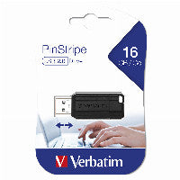 Verbatim STICK 16GB USB 2.0 Verbatim Store'n'Go PinStripe Black – Ansicht 3