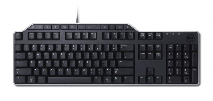 DELL KB522 Tastatur Büro USB QWERTY Italienisch Schwarz