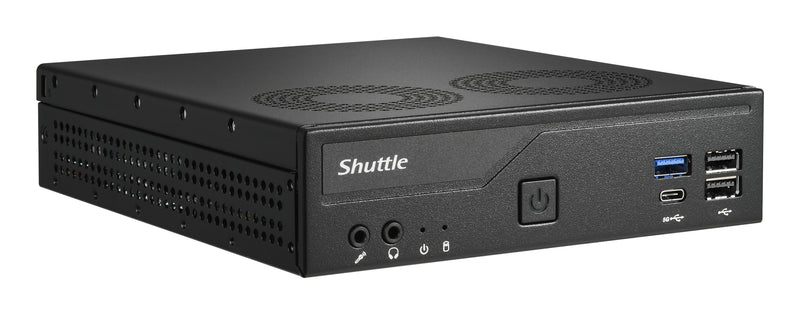 Shuttle XPС slim DH610V2 PC/Workstation Barebone 1,35 l großer PC Schwarz Intel H610 LGA 1700