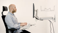 Multibrackets 4351 All-in-One PC/Workstation Halterungen/ Ständer 11,5 kg Weiß 38,1 cm (15") 68,6 cm (27")