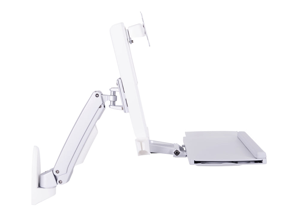Multibrackets 4351 All-in-One PC/Workstation Halterungen/ Ständer 11,5 kg Weiß 38,1 cm (15") 68,6 cm (27")
