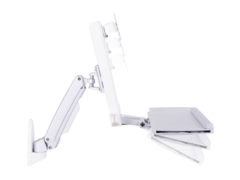 Multibrackets 4351 All-in-One PC/Workstation Halterungen/ Ständer 11,5 kg Weiß 38,1 cm (15") 68,6 cm (27")