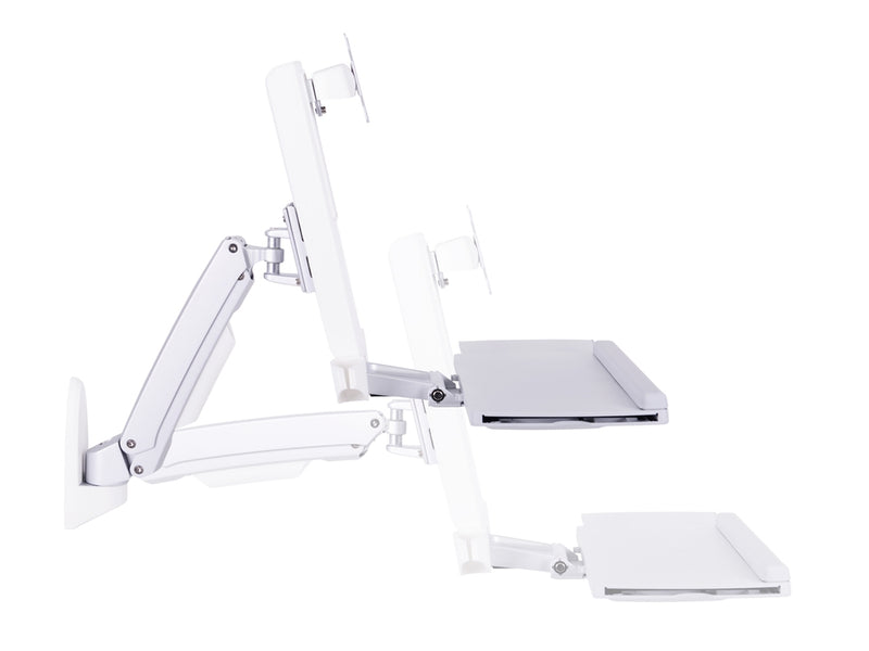 Multibrackets 4351 All-in-One PC/Workstation Halterungen/ Ständer 11,5 kg Weiß 38,1 cm (15") 68,6 cm (27")