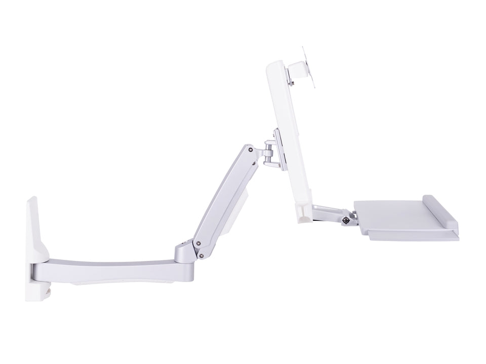 Multibrackets 4368 All-in-One PC/Workstation Halterungen/ Ständer 11,5 kg Weiß 38,1 cm (15") 68,6 cm (27")
