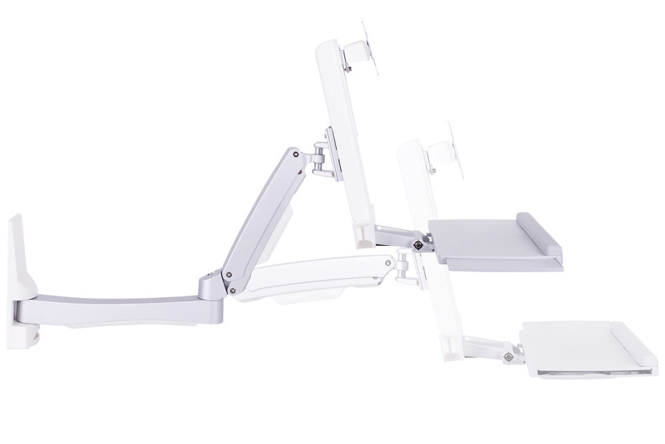 Multibrackets 4368 All-in-One PC/Workstation Halterungen/ Ständer 11,5 kg Weiß 38,1 cm (15") 68,6 cm (27")