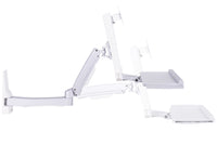 Multibrackets 4368 All-in-One PC/Workstation Halterungen/ Ständer 11,5 kg Weiß 38,1 cm (15") 68,6 cm (27")
