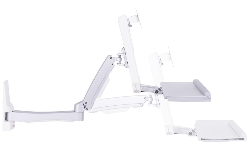 Multibrackets 4368 All-in-One PC/Workstation Halterungen/ Ständer 11,5 kg Weiß 38,1 cm (15") 68,6 cm (27")