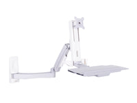 Multibrackets 4368 All-in-One PC/Workstation Halterungen/ Ständer 11,5 kg Weiß 38,1 cm (15") 68,6 cm (27")