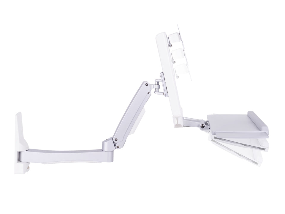 Multibrackets 4368 All-in-One PC/Workstation Halterungen/ Ständer 11,5 kg Weiß 38,1 cm (15") 68,6 cm (27")