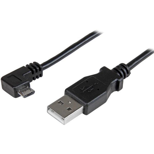 StarTech StarTech.com Micro USB Lade- und Sync-Kabel St/St Rechts gewinkelt Micro-USB 0,5m USB-Kabel