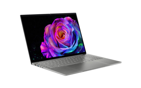 Acer Swift 16 AI SF16-71T-78HV Intel Core Ultra X7 358H Laptop 40,6 cm (16") Touchscreen WQXGA+ 16 GB LPDDR5x-SDRAM 512 GB SSD Wi-Fi 7 (802.11be) Windows 11 Home Grau Deutsch