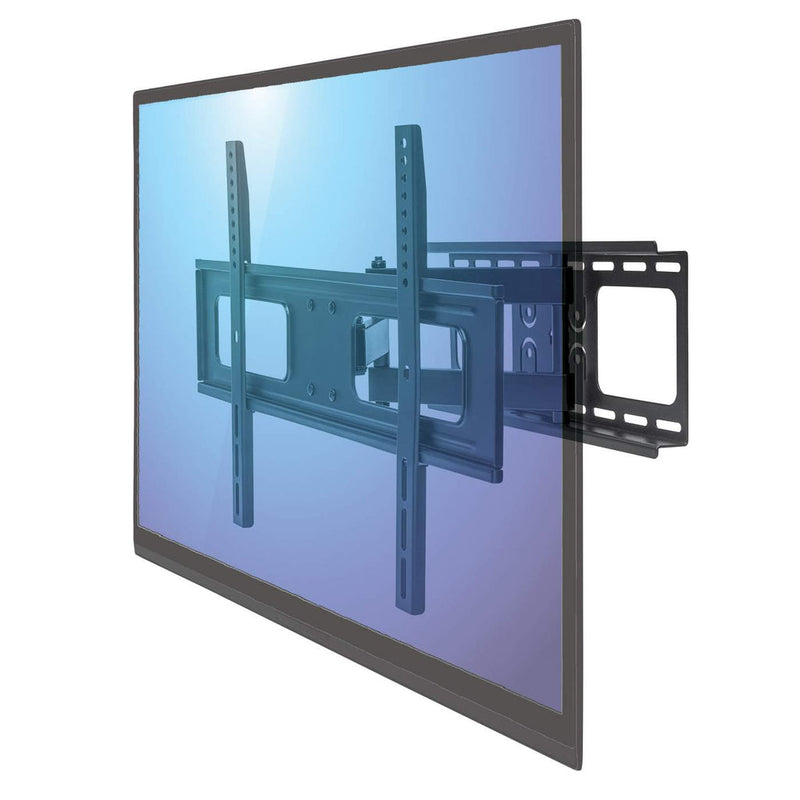 Manhattan Universal TV-Wandhalterung, neig- und schwenkbar, Ein Arm, geeignet für Flachbildschirme und Curved Displays von 37" bis 70"* und bis zu 50 kg