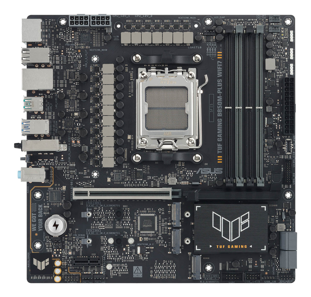ASUS TUF GAMING B850M-PLUS WIFI7 AMD B850 Sockel AM5 micro ATX
