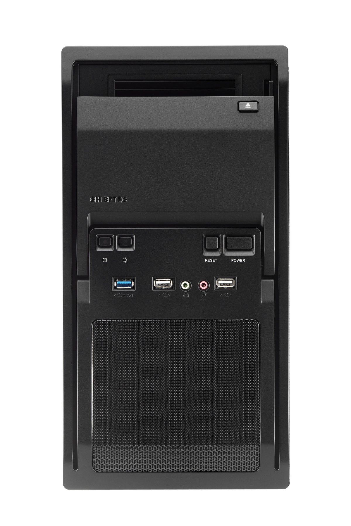 Chieftec LT-01B-350GPB Computer-Gehäuse Mini Tower Schwarz 250 W