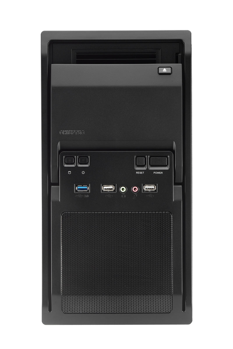 Chieftec LT-01B-350GPB Computer-Gehäuse Mini Tower Schwarz 250 W