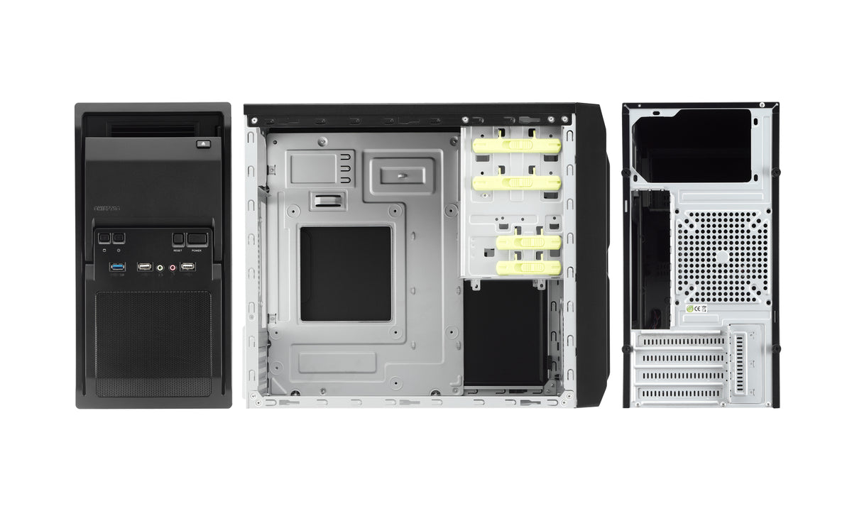 Chieftec LT-01B-350GPB Computer-Gehäuse Mini Tower Schwarz 250 W